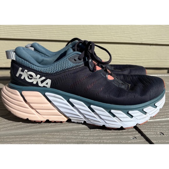 Hoka One One Women's Gaviota 3 1113521 OBRS Blue Running Shoes Sneakers Size 9D - Picture 1 of 10